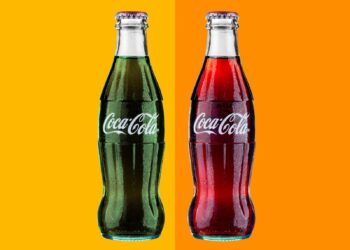 Coca Cola originally green when it first came out