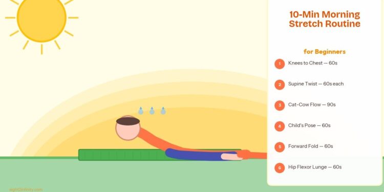 10-Minute Morning Stretch Routine for Beginners