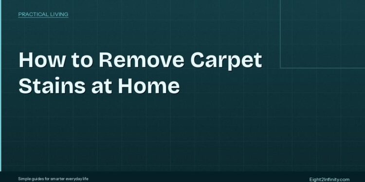 How to Remove Carpet Stains at Home (Any Stain, Any Carpet)