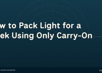 How to Pack Light for a Week Using Only Carry-On