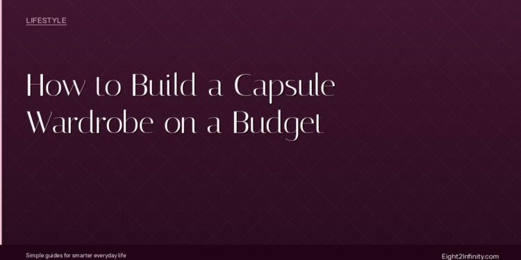 How to Build a Capsule Wardrobe on a Budget