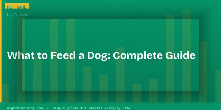 What to Feed a Dog: A Simple Guide to Healthy Meals and Safe Foods