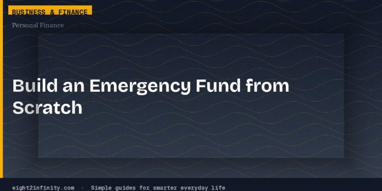 How to Build an Emergency Fund From Scratch on Any Income 1 How to Build an Emergency Fund From Scratch on Any Income