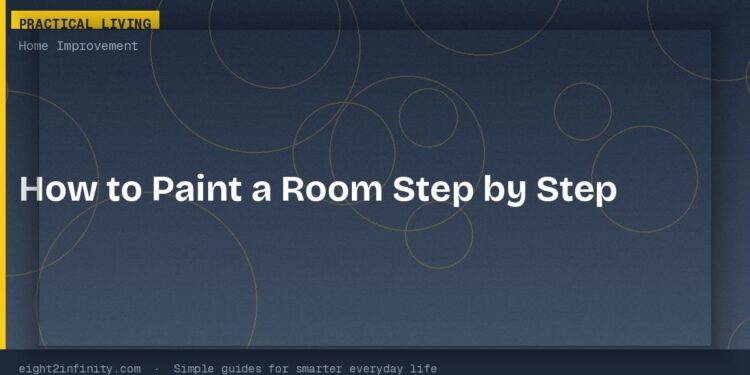 How to Paint a Room Step by Step