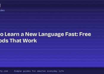 How to Learn a New Language Fast: Free Methods That Work