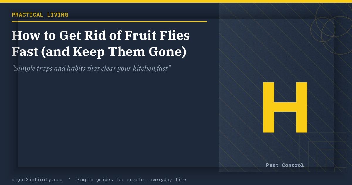 How to Get Rid of Fruit Flies Fast (and Keep Them Gone) 2