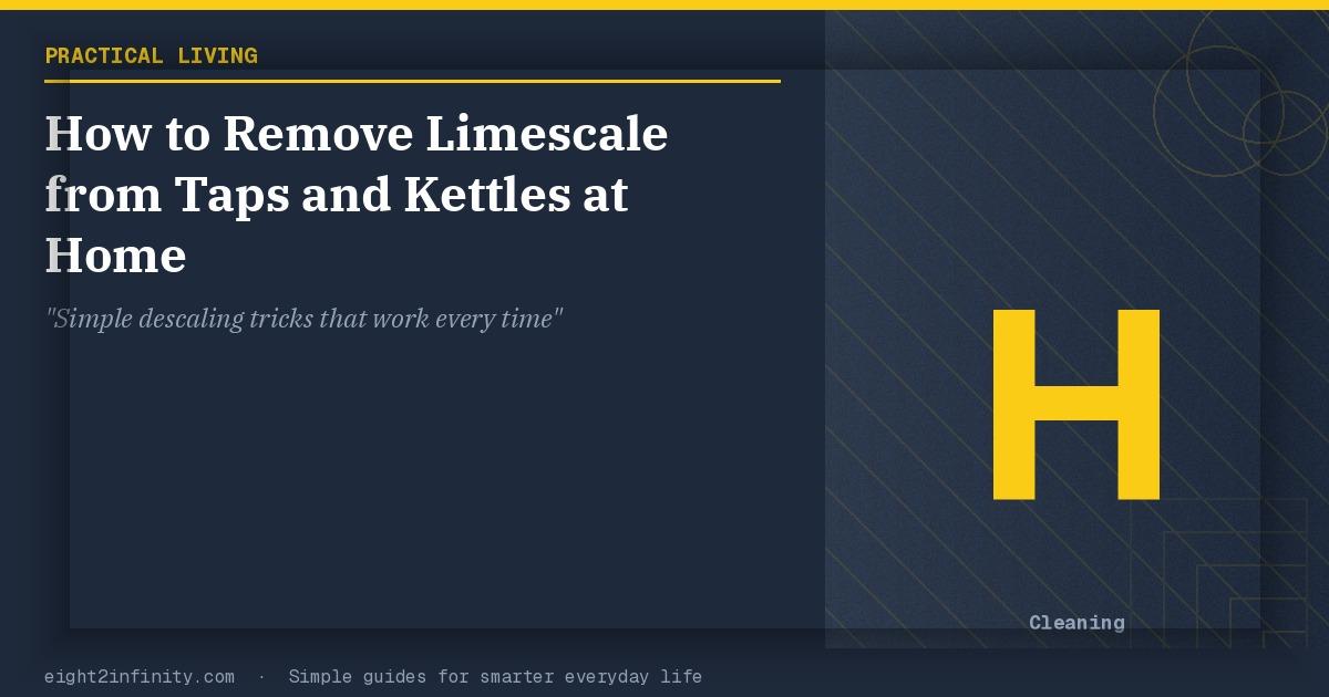 How to Remove Limescale from Taps and Kettles at Home 2