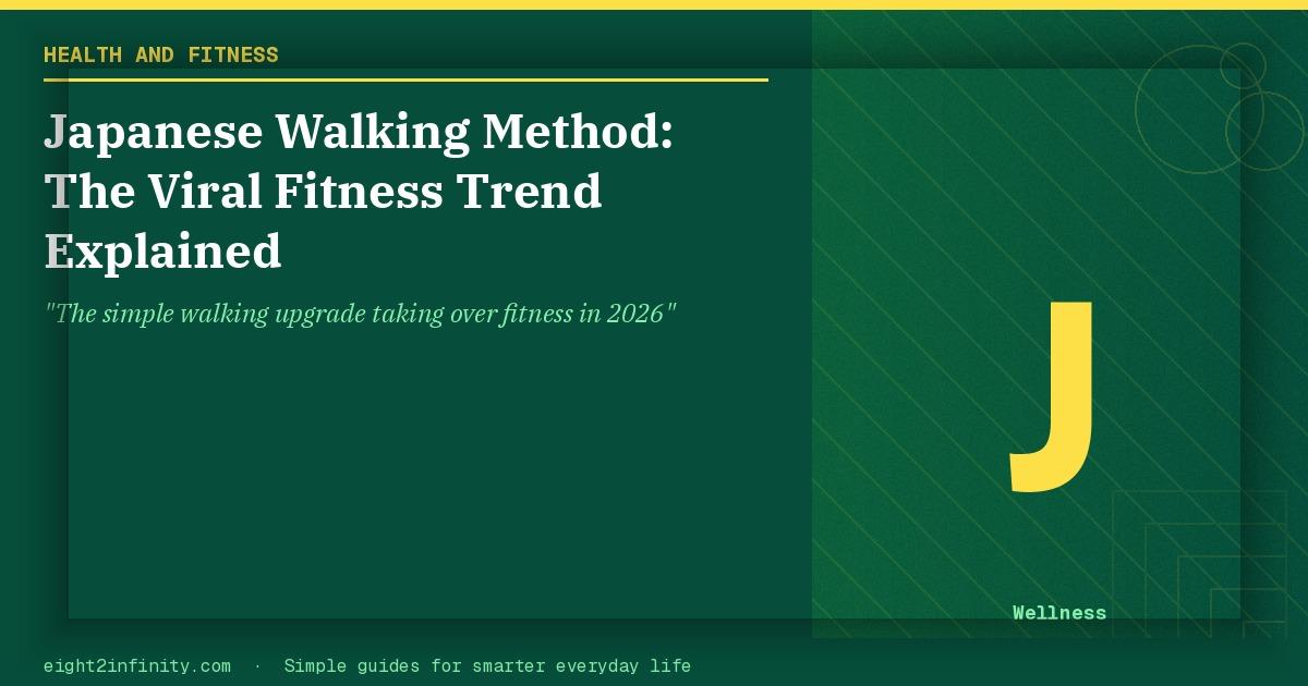 Japanese Walking Method: The Viral Fitness Trend Explained 2