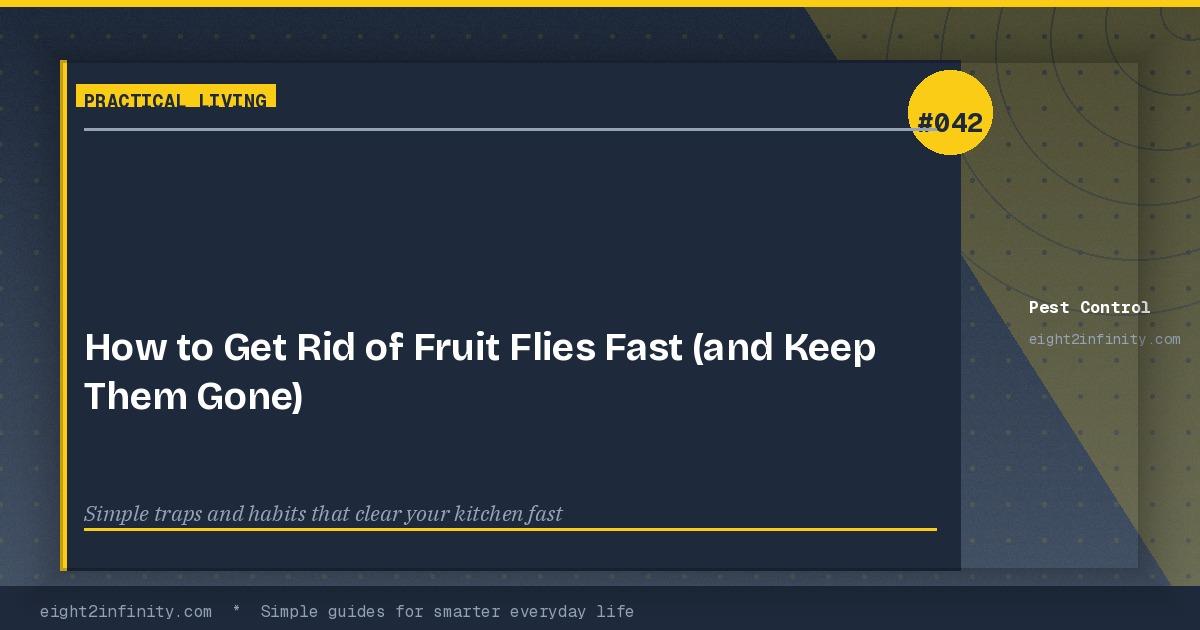 How to Get Rid of Fruit Flies Fast (and Keep Them Gone) 3