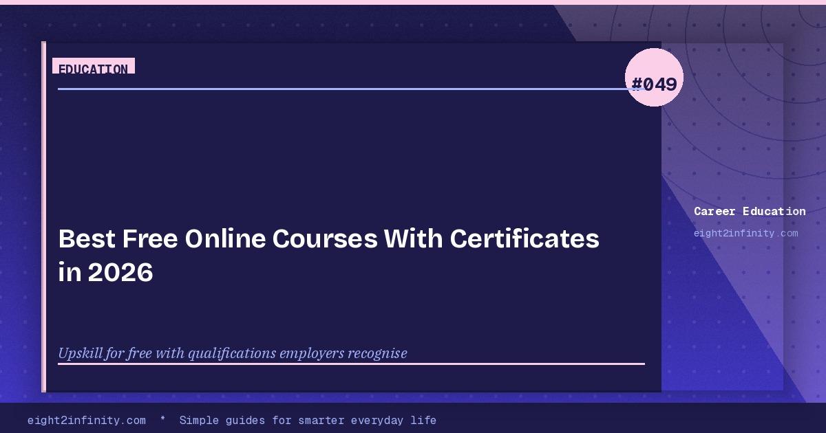 Best Free Online Courses With Certificates in 2026 3