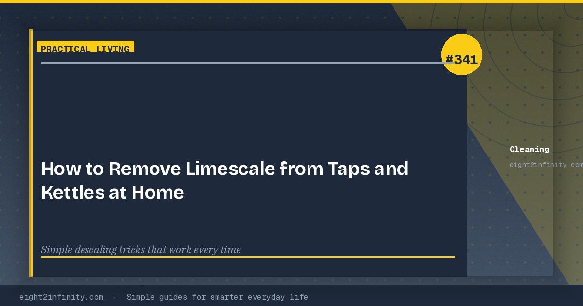 How to Remove Limescale from Taps and Kettles at Home 3