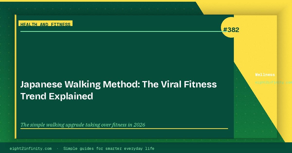 Japanese Walking Method: The Viral Fitness Trend Explained 3