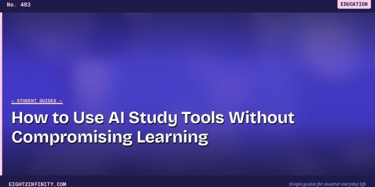 How to Use AI Study Tools Without Compromising Learning 1 How to Use AI Study Tools Without Compromising Learning