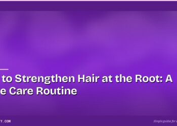 How to Strengthen Hair at the Root: A Home Care Routine