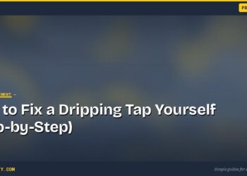 How to Fix a Dripping Tap Yourself (Step-by-Step) 7 How to Fix a Dripping Tap Yourself (Step-by-Step)