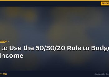 How to Use the 50/30/20 Rule to Budget on Any Income