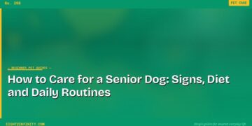 How to Care for a Senior Dog: Signs, Diet and Daily Routines