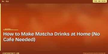 How to Make Matcha Drinks at Home (No Cafe Needed)