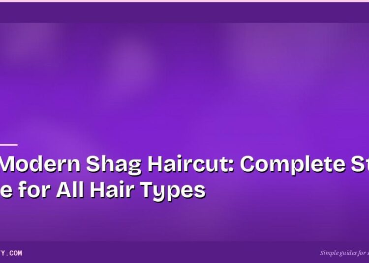 The Modern Shag Haircut: Complete Style Guide for All Hair Types