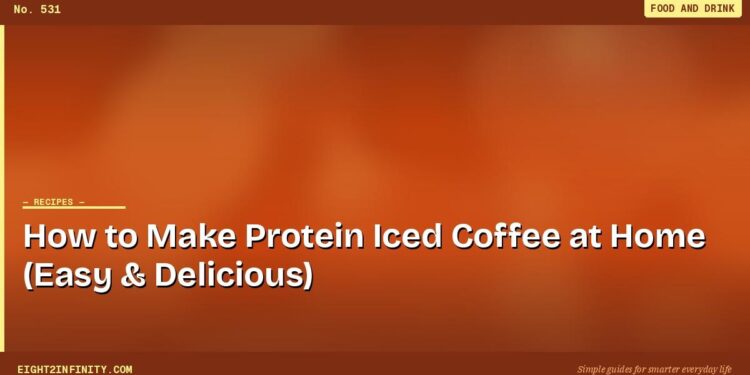 How to Make Protein Iced Coffee at Home (Easy & Delicious) 1 How to Make Protein Iced Coffee at Home (Easy & Delicious)