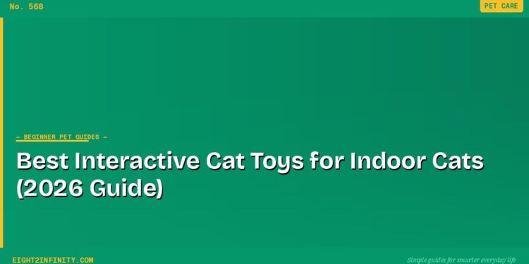 Best Interactive Cat Toys for Indoor Cats (2026 Guide) 1 Best Interactive Cat Toys for Indoor Cats (2026 Guide)