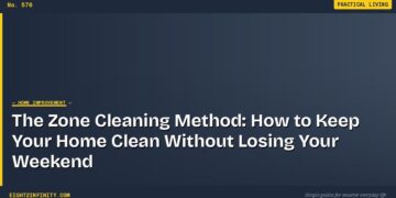 The Zone Cleaning Method: How to Keep Your Home Clean Without Losing Your Weekend