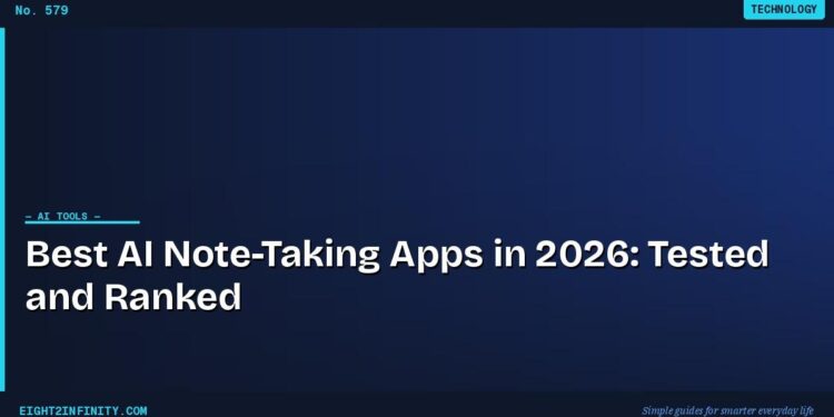 Best AI Note-Taking Apps in 2026: Tested and Ranked