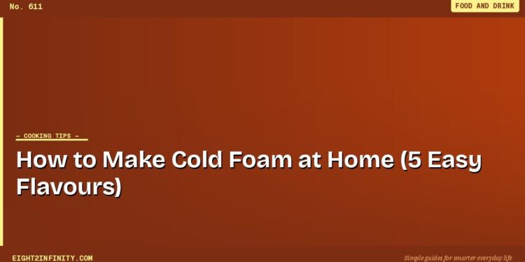 How to Make Cold Foam at Home (5 Easy Flavours) 1 How to Make Cold Foam at Home (5 Easy Flavours)