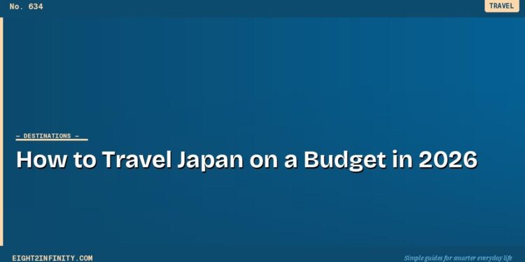 How to Travel Japan on a Budget in 2026