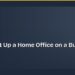 How to Set Up a Home Office on a Budget