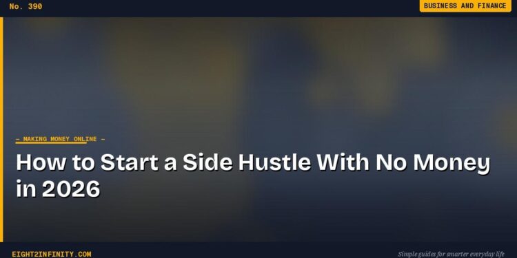 How to Start a Side Hustle With No Money in 2026