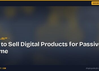 How to Sell Digital Products for Passive Income