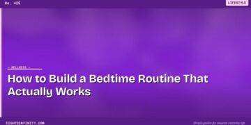 How to Build a Bedtime Routine That Actually Works
