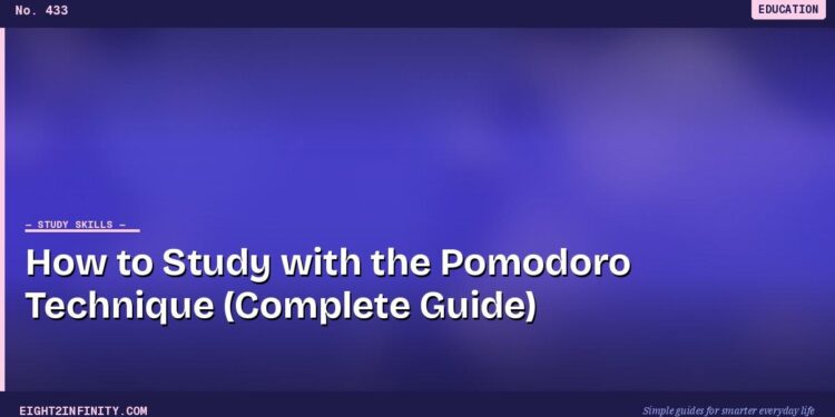 How to Study with the Pomodoro Technique (Complete Guide) 1 How to Study with the Pomodoro Technique (Complete Guide)