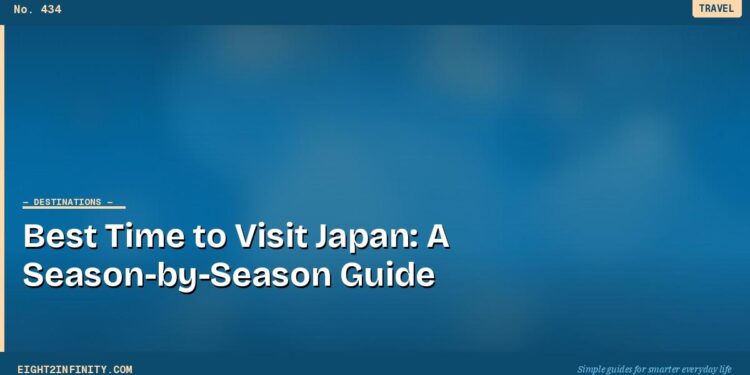 Best Time to Visit Japan: A Season-by-Season Guide