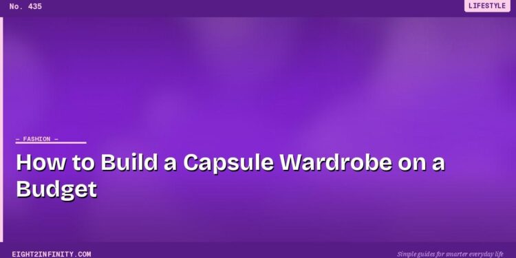 How to Build a Capsule Wardrobe on a Budget 1 How to Build a Capsule Wardrobe on a Budget