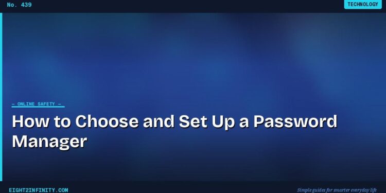 How to Choose and Set Up a Password Manager 1 How to Choose and Set Up a Password Manager