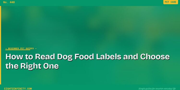 How to Read Dog Food Labels and Choose the Right One