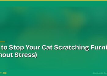 How to Stop Your Cat Scratching Furniture (Without Stress)
