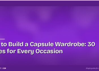 How to Build a Capsule Wardrobe: 30 Pieces for Every Occasion