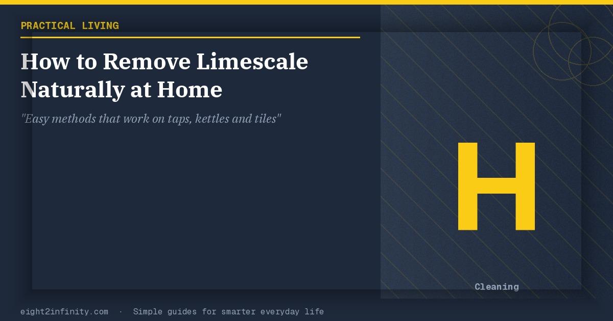 How to Remove Limescale Naturally at Home 2