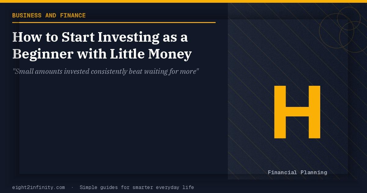 How to Start Investing as a Beginner with Little Money 2