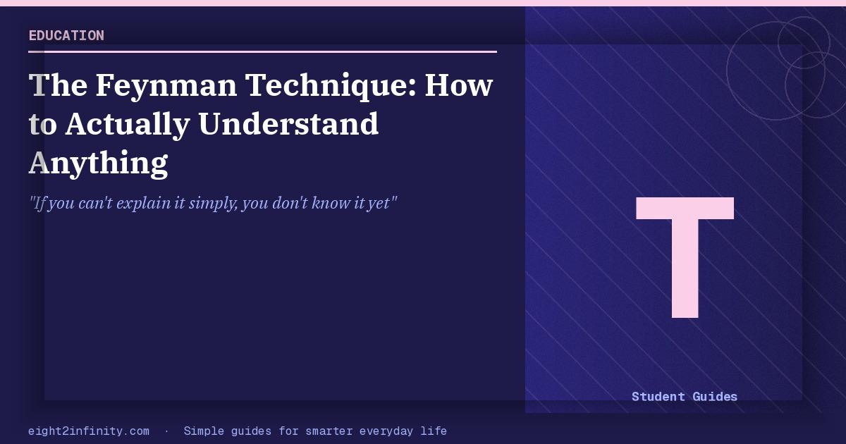 The Feynman Technique: How to Actually Understand Anything 2