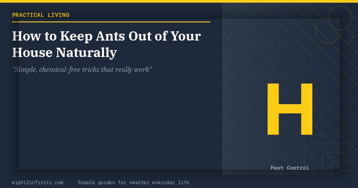 How to Keep Ants Out of Your House Naturally 2