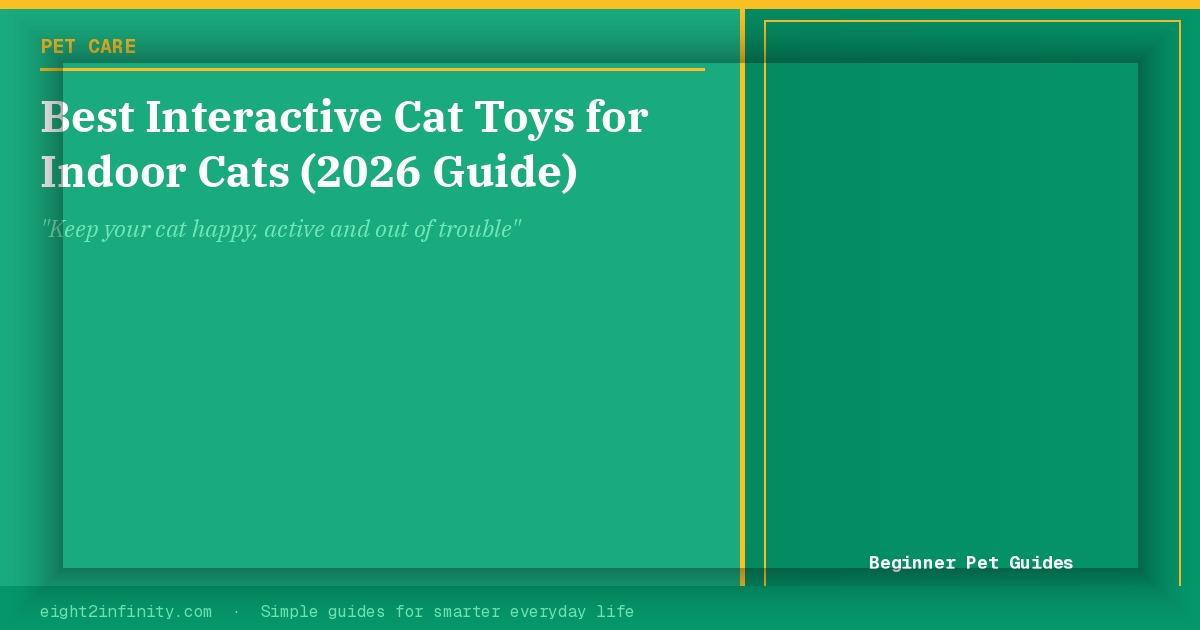 Best Interactive Cat Toys for Indoor Cats (2026 Guide) 2