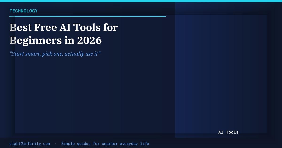 Best Free AI Tools for Beginners in 2026 2