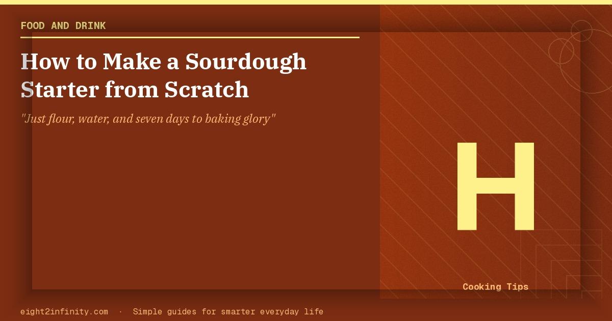 How to Make a Sourdough Starter from Scratch 2