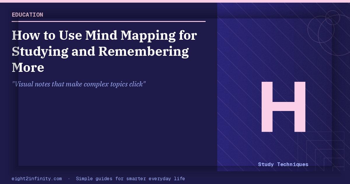 How to Use Mind Mapping for Studying and Remembering More 2