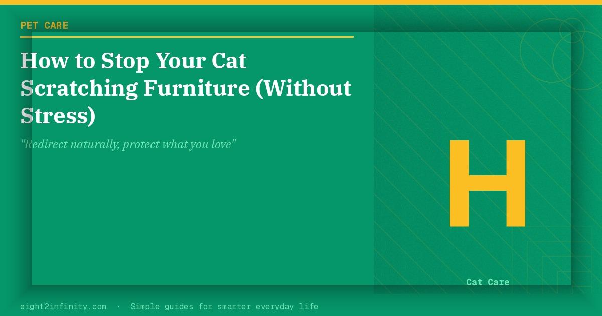 How to Stop Your Cat Scratching Furniture (Without Stress) 2