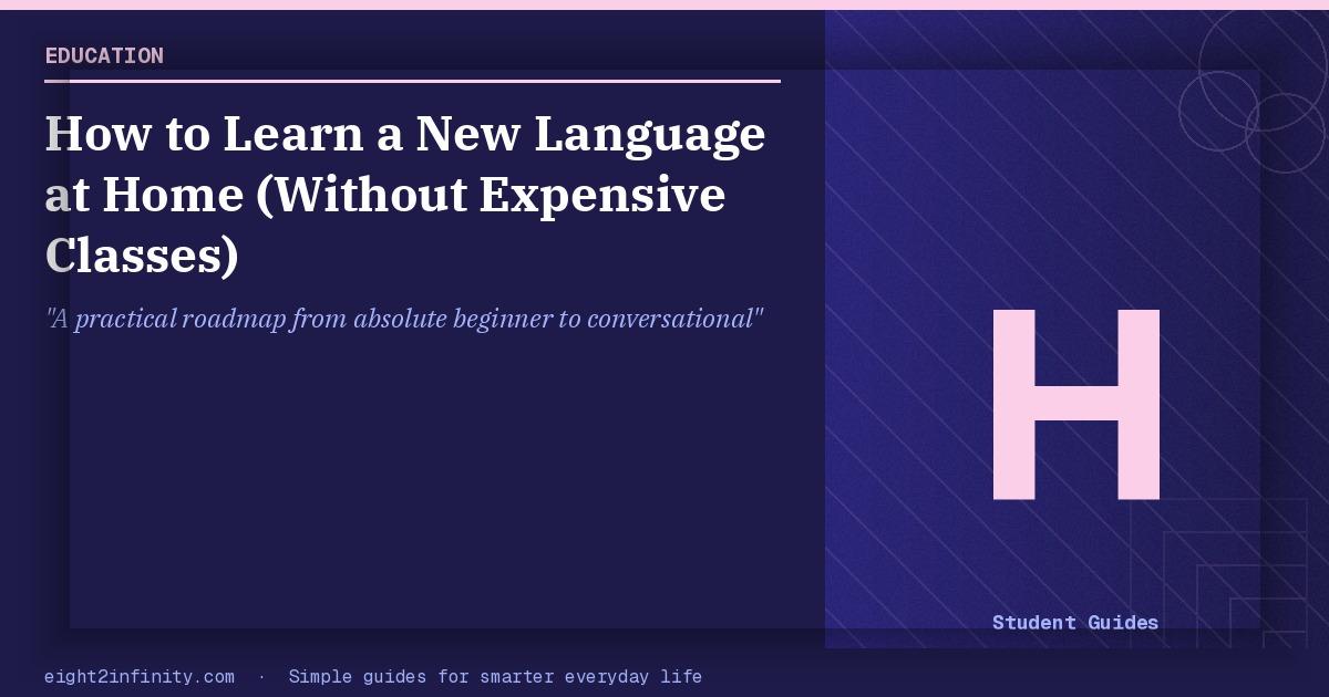 How to Learn a New Language at Home (Without Expensive Classes) 2